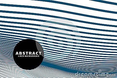 stylish and modern continuous smooth lines abstract background Vector Illustration