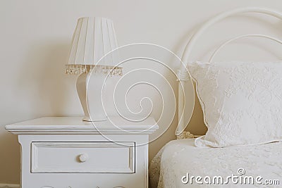 Stylish nightstand Stock Photo