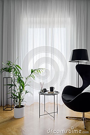 Stylish relax area Stock Photo