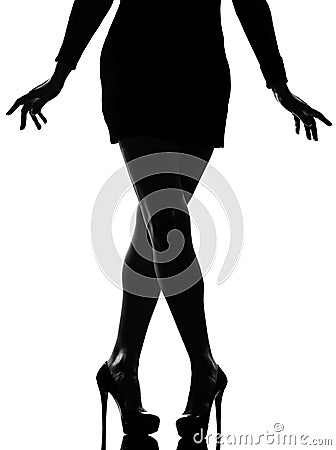 Stylish silhouette Stock Photo