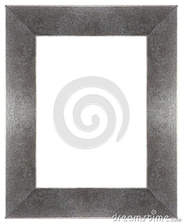 Stylish Silver Frame Stock Photo