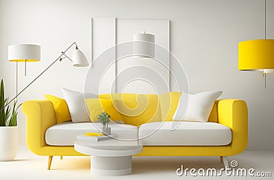 Stylish Sofa Placement Ideas for Home and Office Interiors Stock Photo