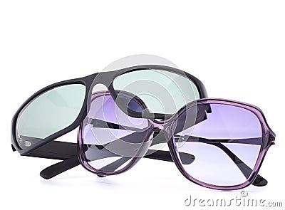 Stylish sunglasses pair Stock Photo
