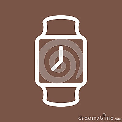 Stylish Watch Vector Illustration