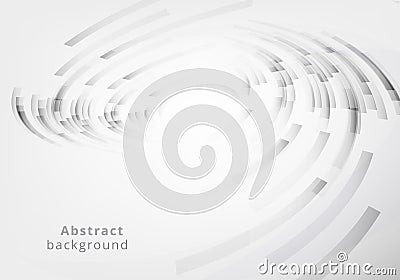 Stylish white and gray curvy background.Abstract background vector Vector Illustration