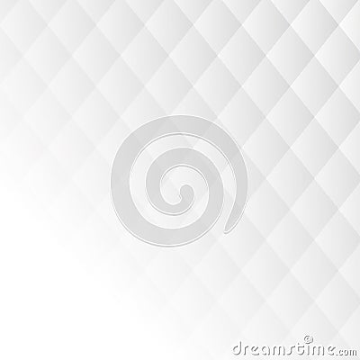 Stylish white pattern with rhombus Vector Vector Illustration