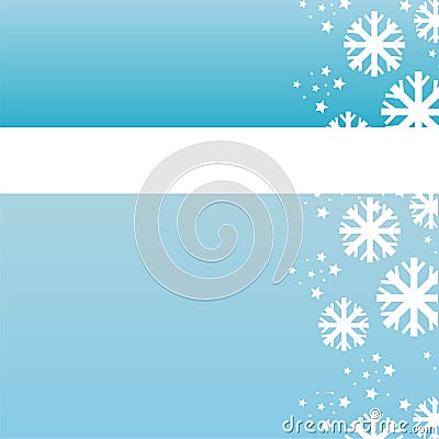 Stylish winter background Vector Illustration