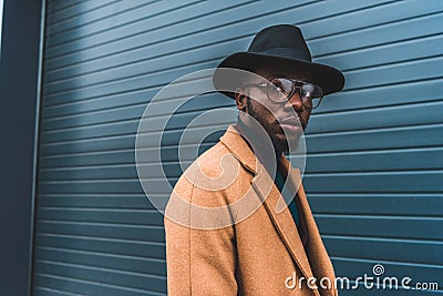 stylish young african american man Stock Photo