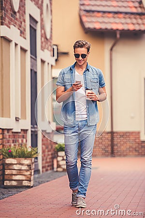 Stylish young man Stock Photo