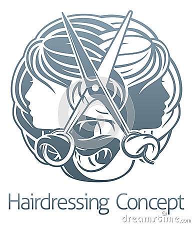 Stylist Hair Salon Hairdresser Concept Vector Illustration