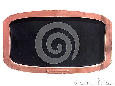 A stylized blackboard with red frame Stock Photo