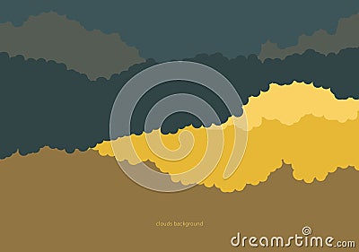 Cloudd background abstract composition Stock Photo