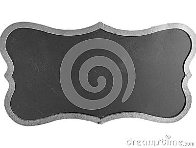 A stylized frame black board Stock Photo