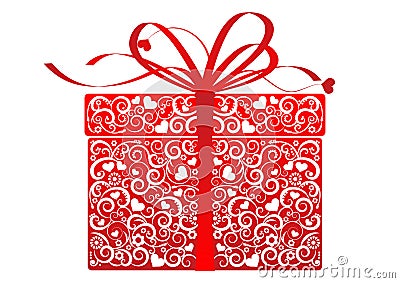 Stylized gift - vector Vector Illustration