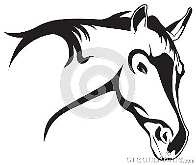 Stylized Horse 2 Vector Illustration
