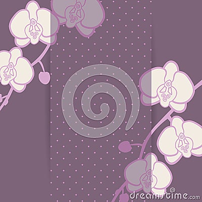 Stylized Orchid Stock Photo