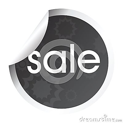 Stylized stick with sale Stock Photo