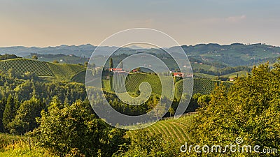 Styrian summer landscape Stock Photo