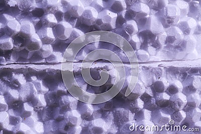 styrofoam structure texture close up Stock Photo