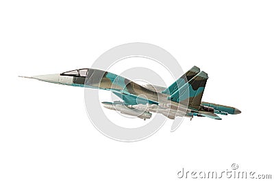 SU-34 model Stock Photo