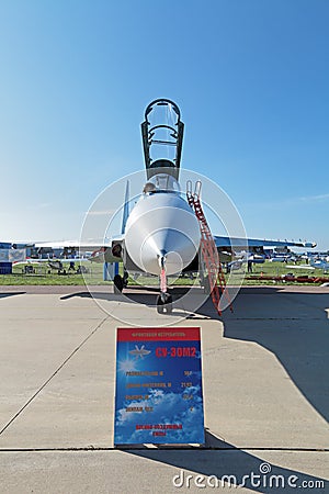 Su-30 M2 Editorial Stock Photo