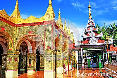 Su Taung Pyai Pagoda, Mandalay, Myanmar Editorial Stock Photo