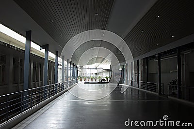 Suandok SkyWalk, Walk Way Between Suandok Park Parking Building Editorial Stock Photo