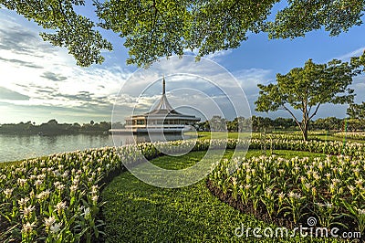 Suanluang RAMA IX Public Park and botanical garden,the largest i Stock Photo