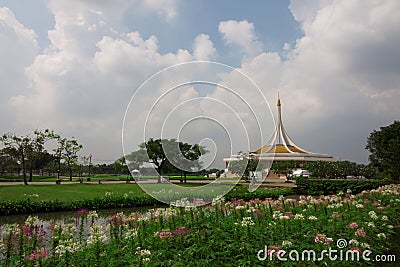 Suanluang RAMA IX Public Park and botanical garden,the largest i Stock Photo