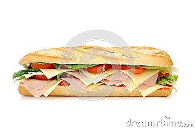 Sub sandwich Stock Photo