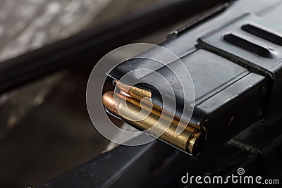 Submachine guns Stock Photo