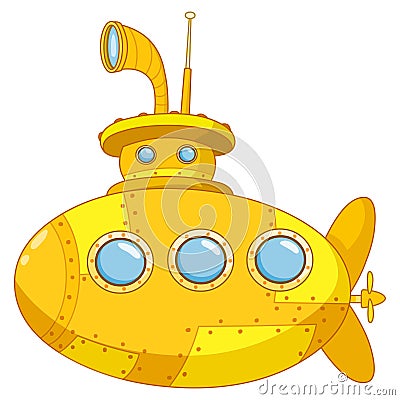 Submarine Vector Illustration