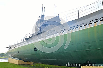 Submarine D-2 Narodovolets. Editorial Stock Photo