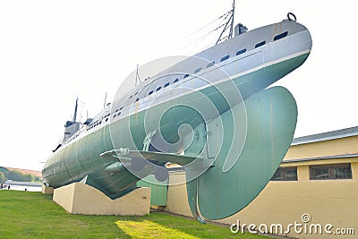 Submarine D-2 Narodovolets. Editorial Stock Photo