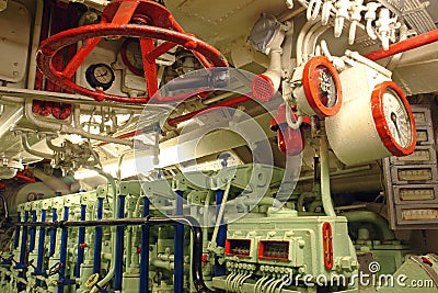 Submarine Engine Editorial Stock Photo