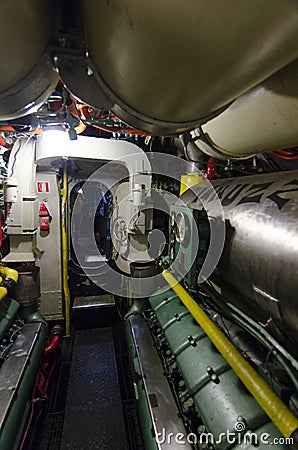 Submarine Interior Editorial Stock Photo