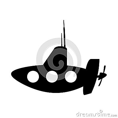 Submarine symbol icon Stock Photo