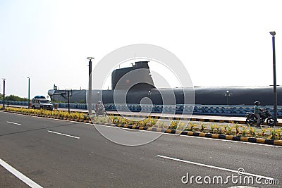 Submarine Museum ,Vizag Editorial Stock Photo