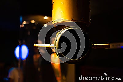 Submarine periscope at the Museum of Technology Stock Photo