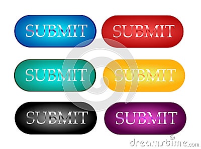 Submit buttons Stock Photo