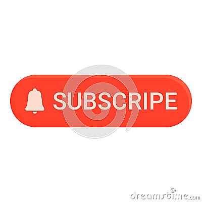 Subscribe form icon, cartoon style Vector Illustration