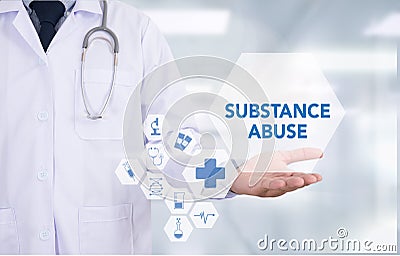 Substance Abuse Stock Photo