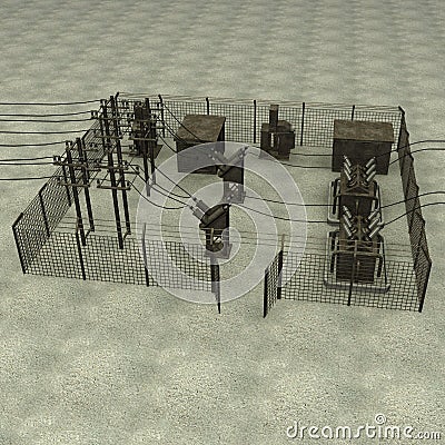 Substation Stock Photo