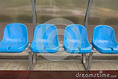 Substitution bench Stock Photo