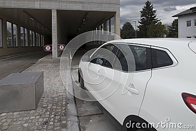 A subsurface route or underpass Stock Photo