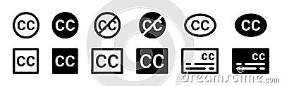 Subtitle icon collection. Closed captioning signs. Subtitle icon elements Vector Illustration
