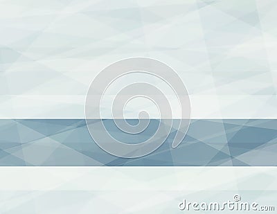 Subtle background with gray horizontal stripe. Vector pattern Stock Photo