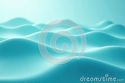 Subtle, continuous wave pattern; light aqua white palette , design element, background, undulating Cartoon Illustration