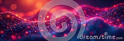 Subtle intersecting stitch lines form a grid Light background , digital, simple, texture Stock Photo