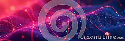 Subtle intersecting stitch lines form a grid Light background , geometric, elegant Stock Photo